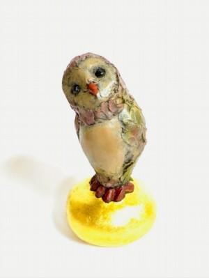 Hsia Ai-Hua Art Figurine | A Bouquet from Antiquity – Enchanted Forest (Owl)